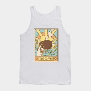 The Coffee Tarot Card by Tobe Fonseca Tank Top